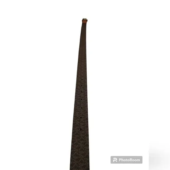 Michael kors brown leather logo belt - Picture 8 of 12